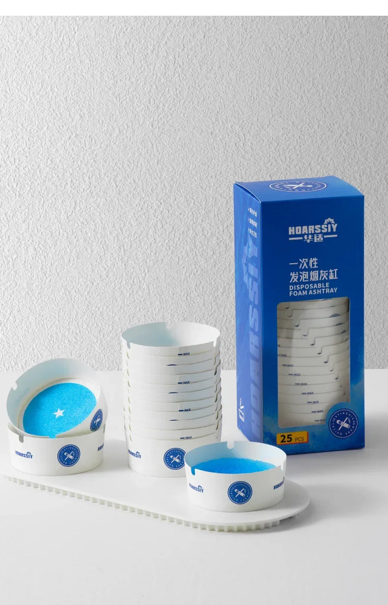 25PCS Disposable Water-Filled Ashtrays