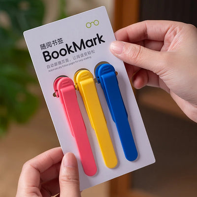 Silicone Bookmark Clips & Page Markers