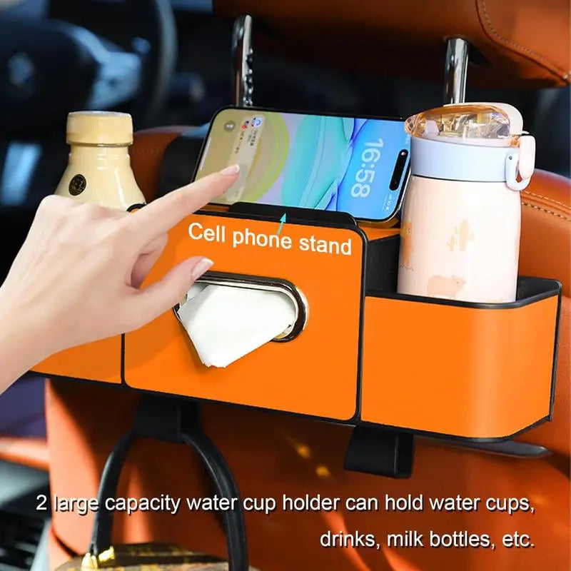 Car Back Seat Storage Organizer