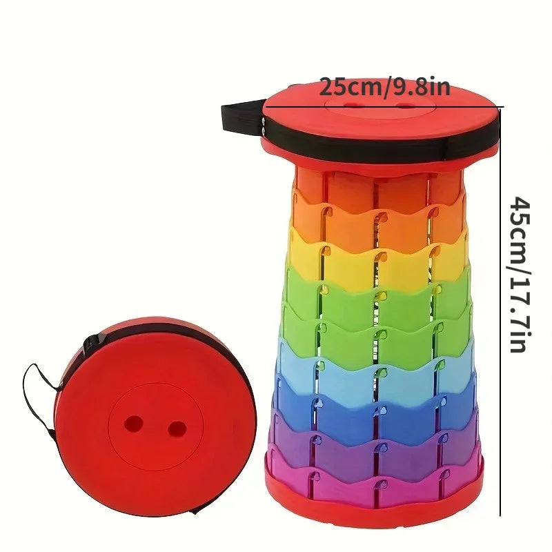 New Portable Telescopic Folding Stool