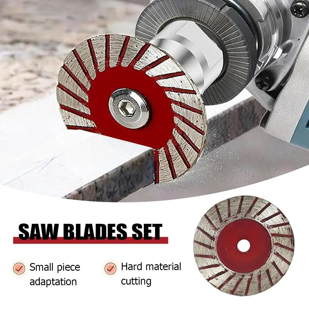 Professional Diamond Turbo Saw Blade Set – 5 Pack