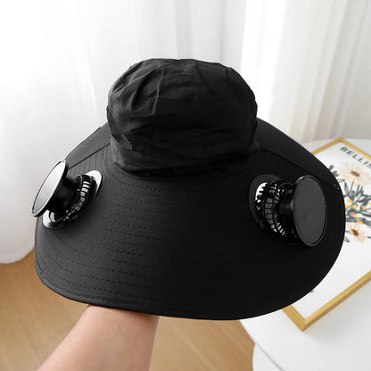 Solar Cooling Sun Hat
