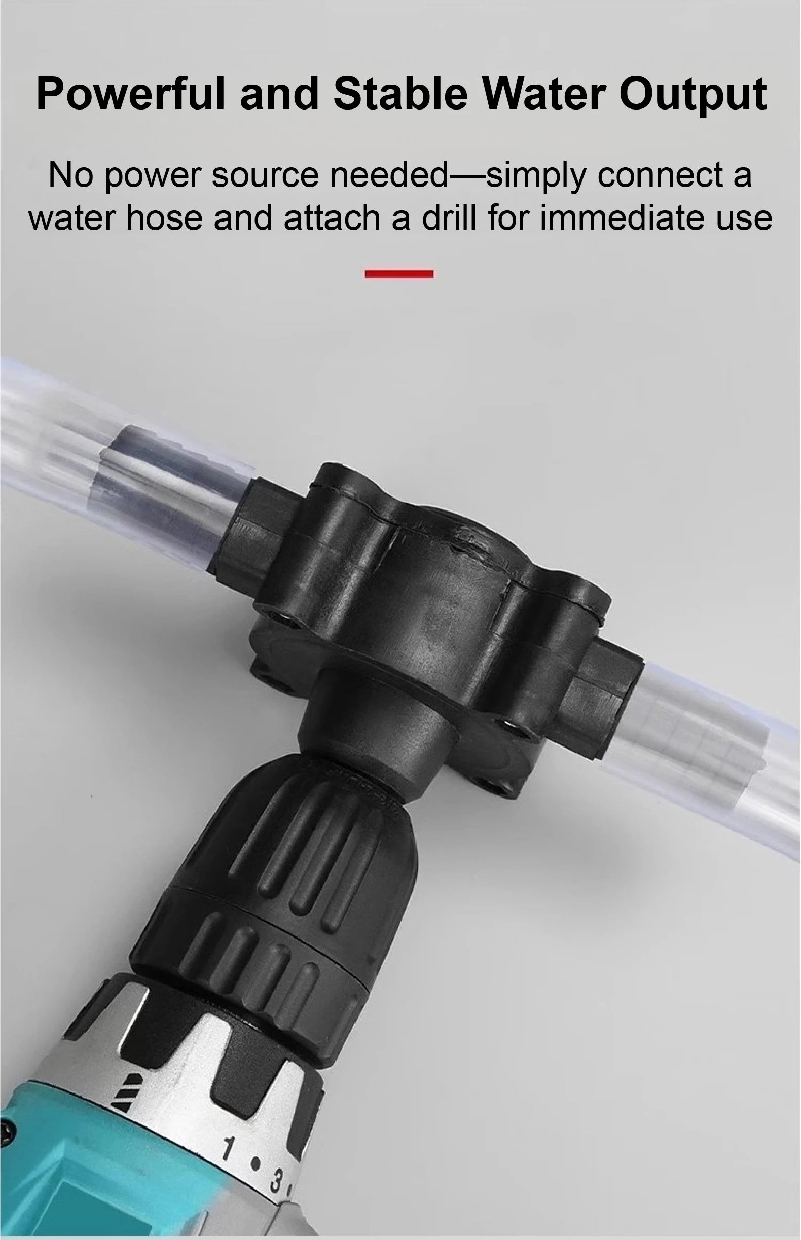 Drill Powered Water Pump