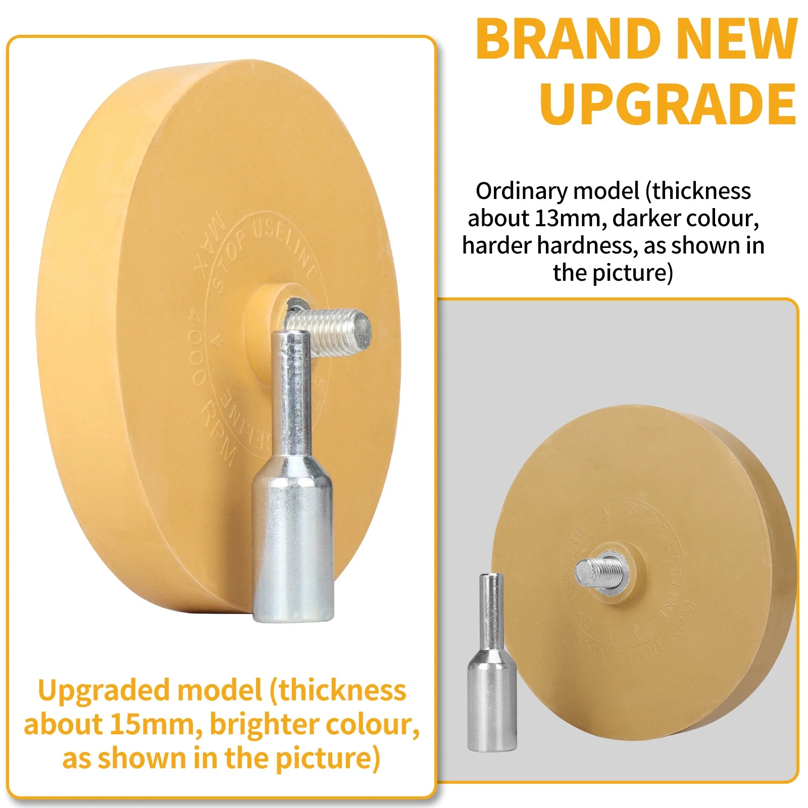 Rubber Eraser Wheel Decal Remover Tool