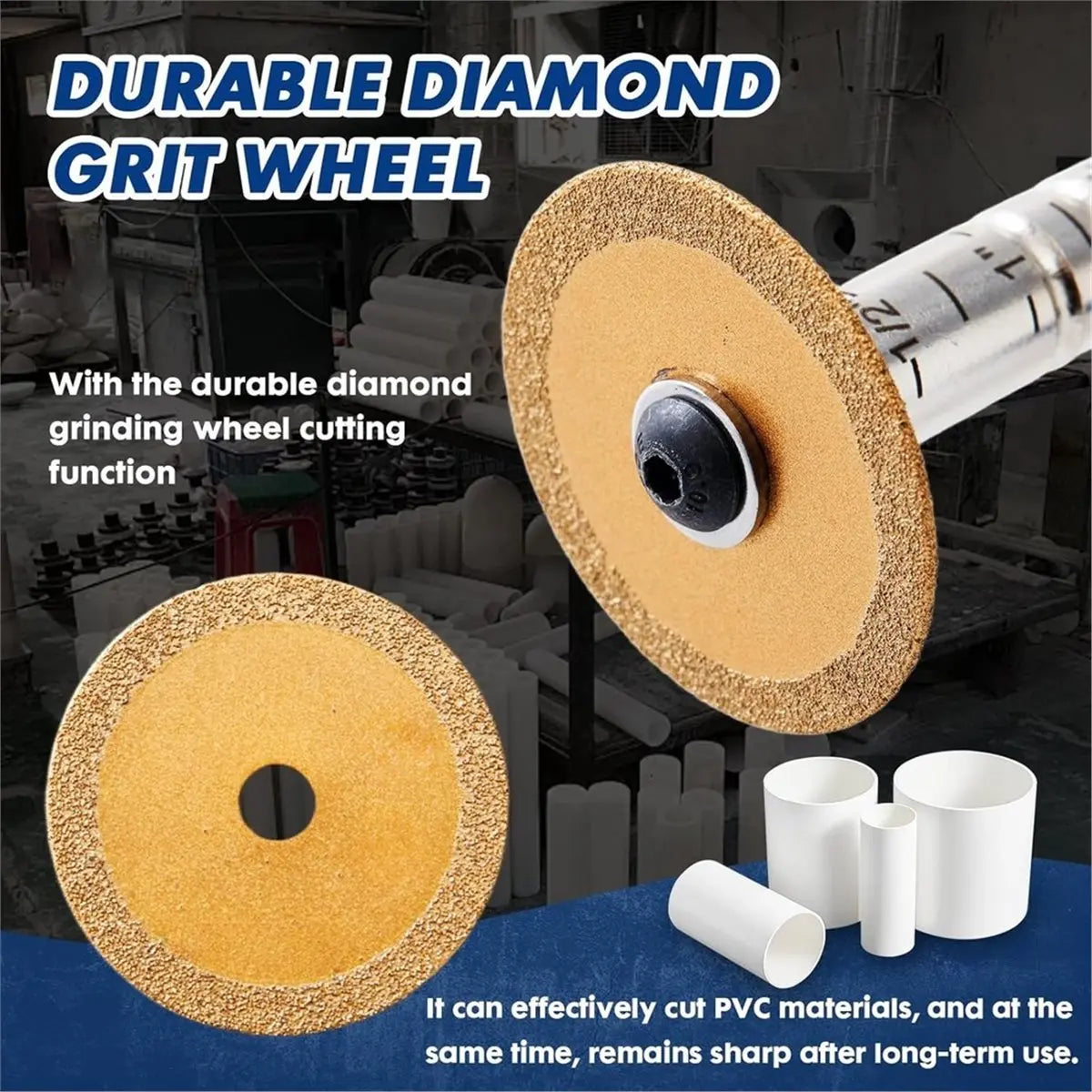 Internal Pipe Cutter Tool for PVC Pipe with Adjustable Depth Gauge