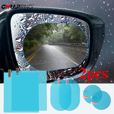 Anti-Fog Waterproof Rearview Mirror Film Kit