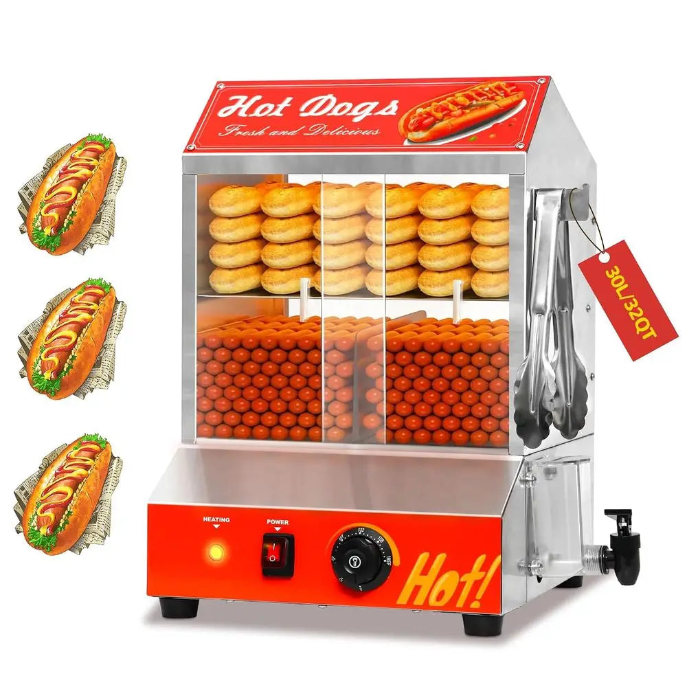 2-Tier Hot Dog & Bun Warmer