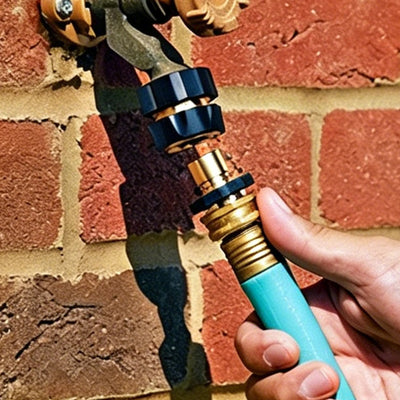 3/4" Garden Hose Quick Connectors