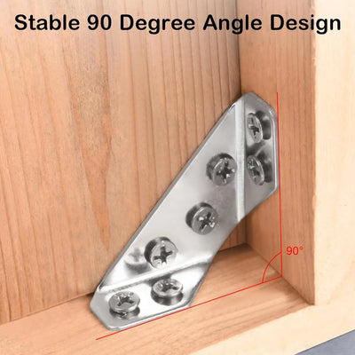90° Corner Brackets with Screws