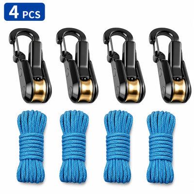 6-Pack Heavy-Duty Roller Rope Tensioners