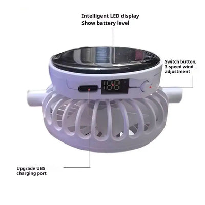 Solar Cooling Fan Hat