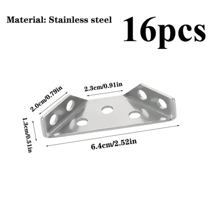 Heavy Duty Angle Brackets (Stainless Steel)