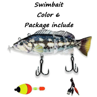13cm/5.1" Rechargeable Robotic Fishing Lure