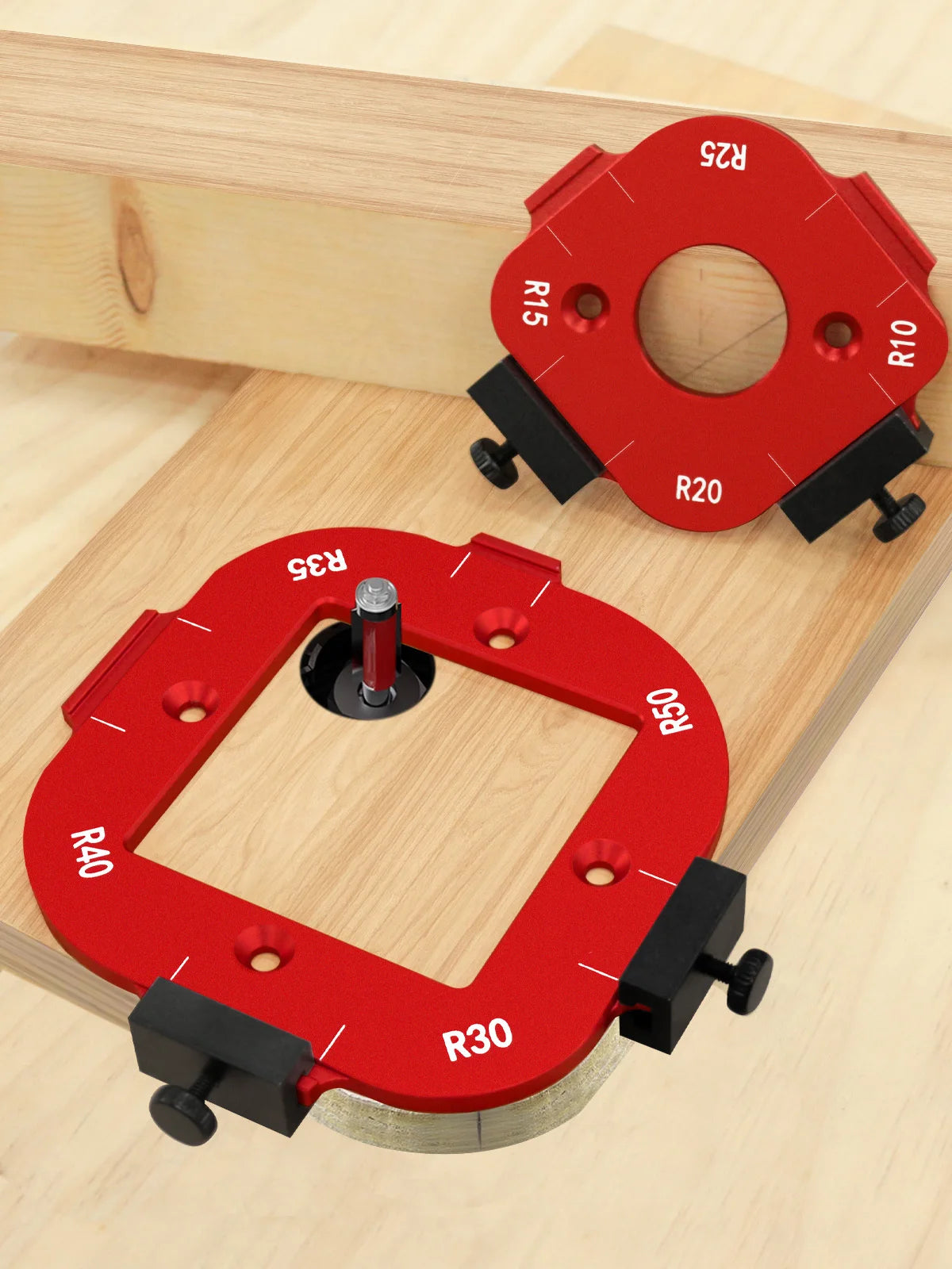 Aluminum Corner Radius Template Set (R10–R50)