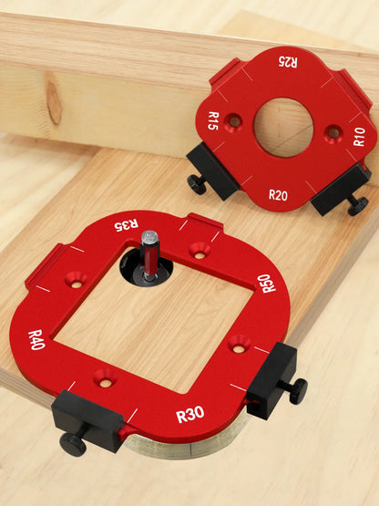 Aluminum Corner Radius Template Set (R10–R50)