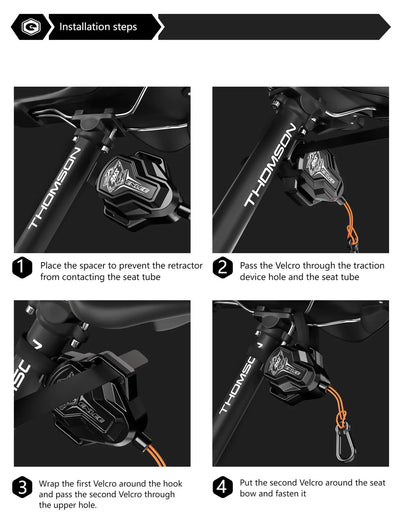 Bike Tow Rope with Hook