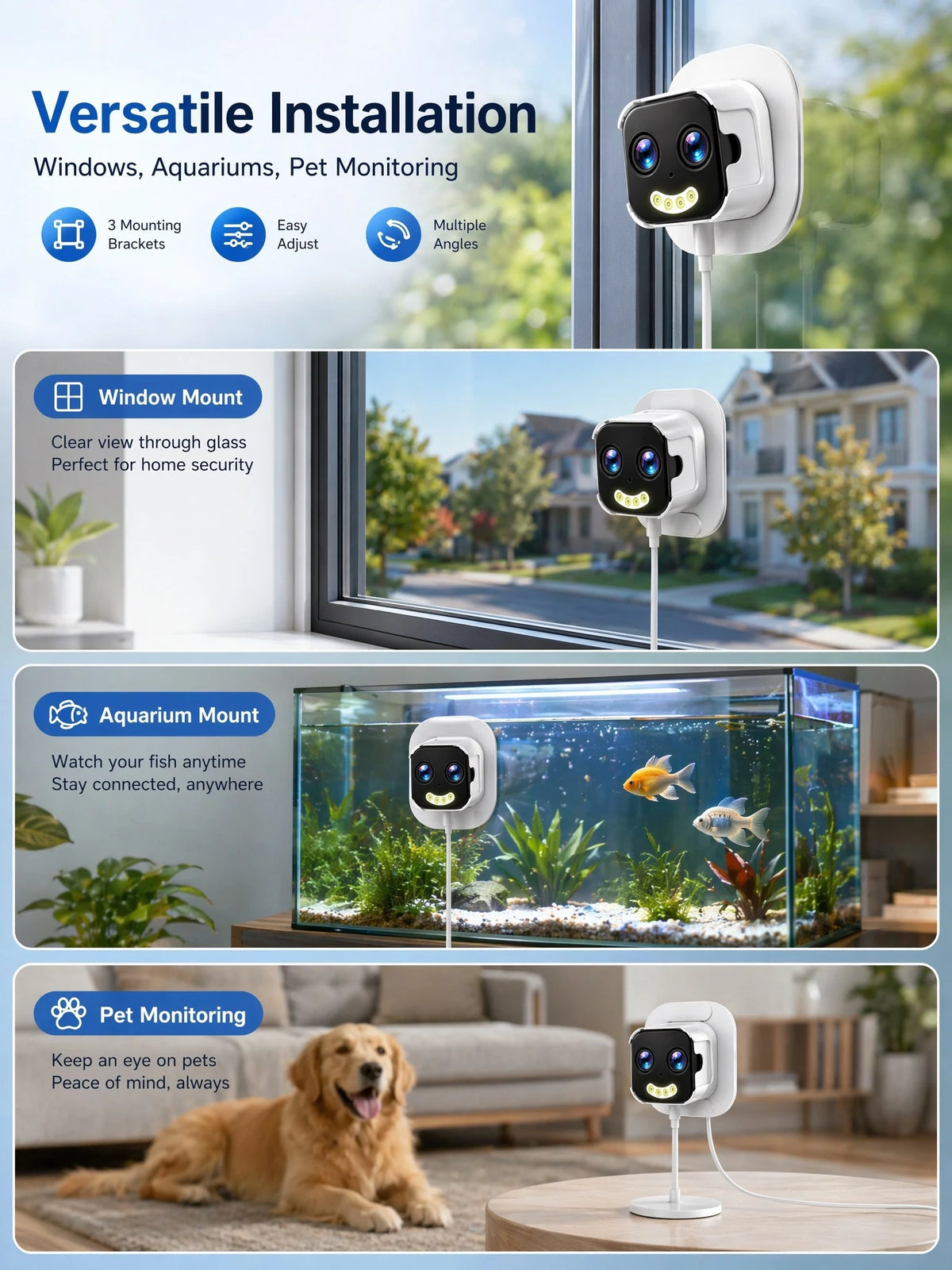 PRO 5MP Dual-Lens WiFi Security Camera with 10X Zoom