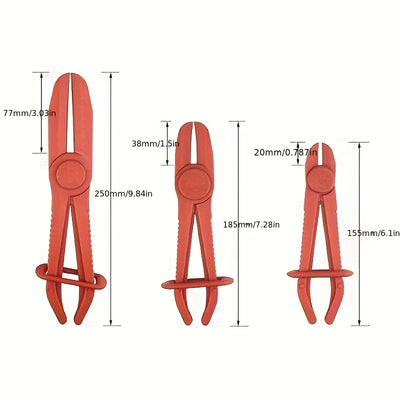 3PCS Nylon Hose Clamp Pliers Set