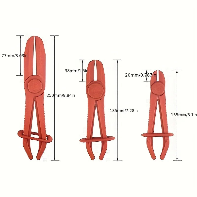 3PCS Nylon Hose Clamp Pliers Set