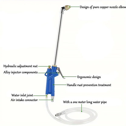 Pneumatic Air Blowing & Engine Cleaning Gun Kit