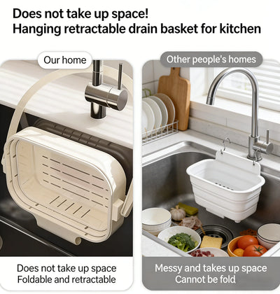 Foldable Sink Colander Basket