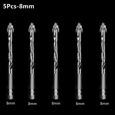 Titanium Masonry Drill Bits with 1/4" Hex Shank