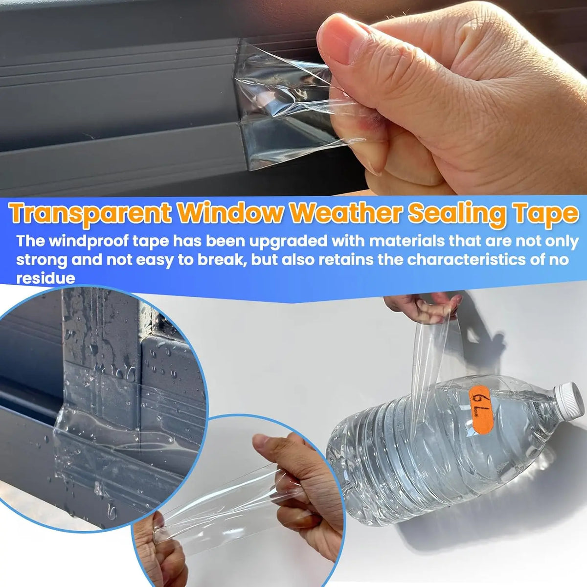 Transparent Window Sealing Tape