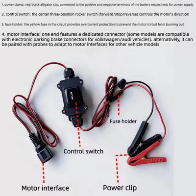12V Electronic Parking Brake (EPB) Release & Reset Tool