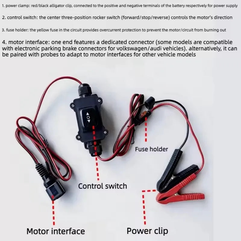 12V Electronic Parking Brake (EPB) Release & Reset Tool