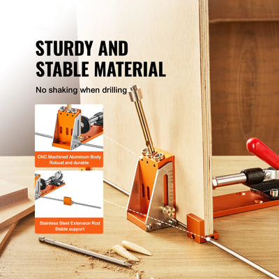 SucceBuy 30-Piece Pocket Hole Jig Kit