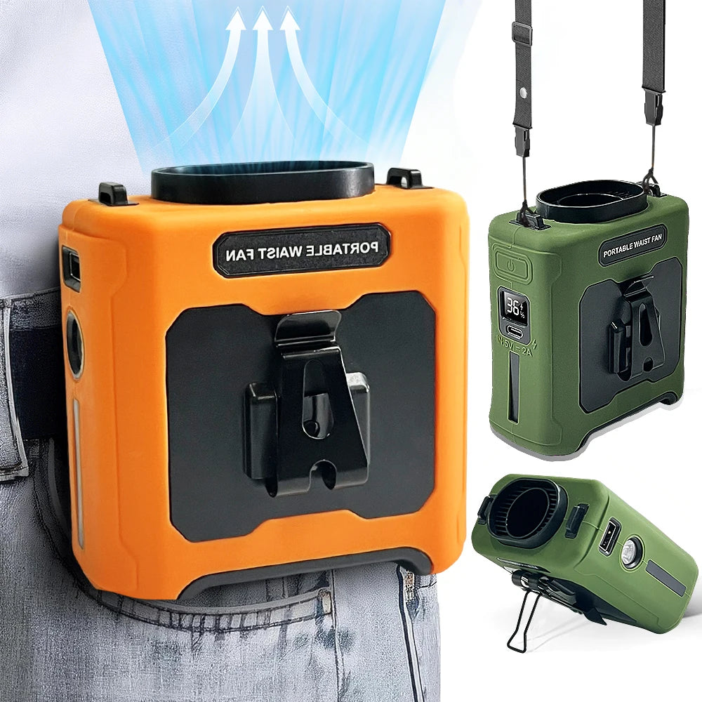 10000mAh Portable Waist Fan