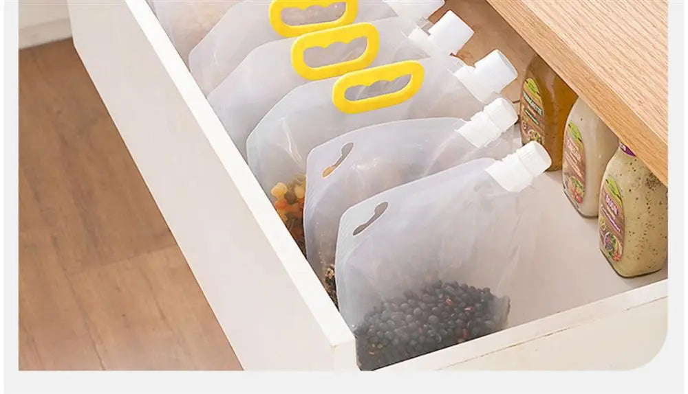4-Pack Airtight Food Storage Bags (New)