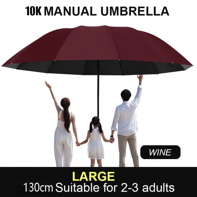 Large Windproof UV Protection Umbrella 130cm/51"