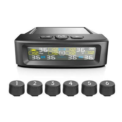 Solar TPMS Car Tire Pressure Sensors