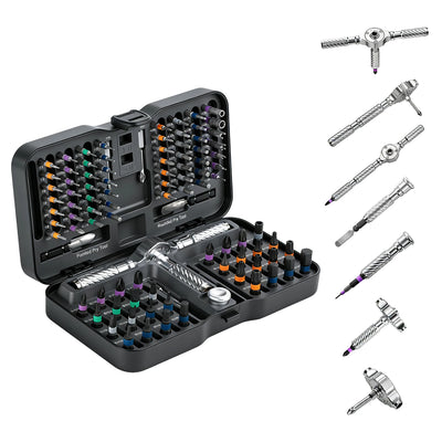 100-in-1 Precision Magnetic Ratchet Screwdriver Set