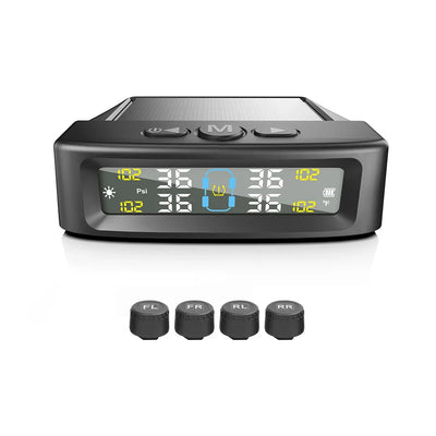 Solar TPMS Car Tire Pressure Sensors
