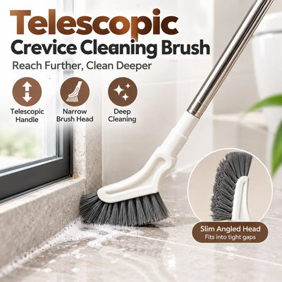 Extendable Crevice Cleaning Brush – Long Handle Gap Cleaner