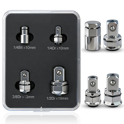 1/4" 3/8" 1/2" Ratchet Socket Adapter & Reducer Set