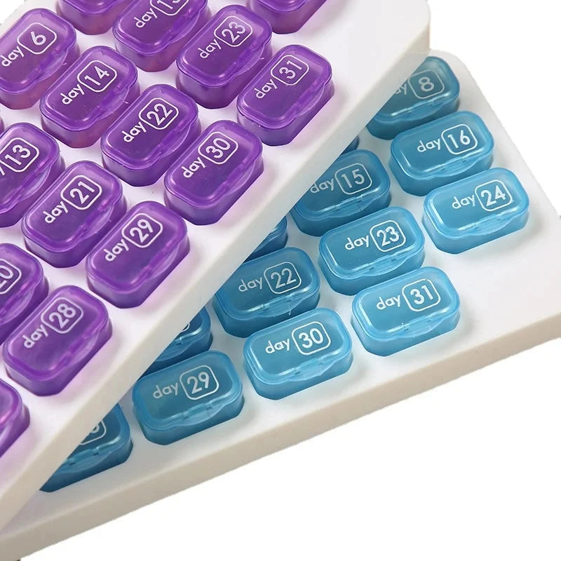 31-Grid Monthly Pill Organizer