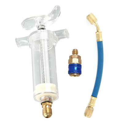 R134A A/C Oil Injector with Quick Coupler