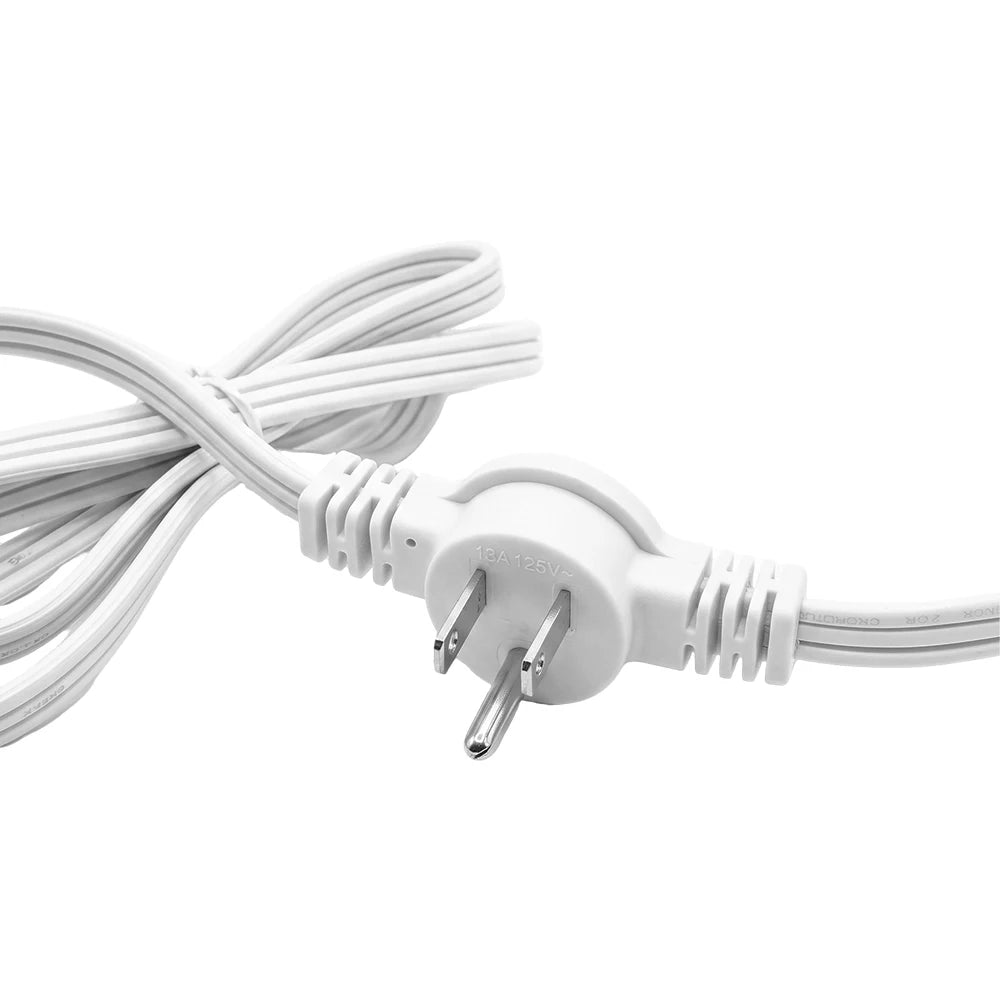 Twin Extension Cord Power Strip with Flat Plug (ETL Certified)