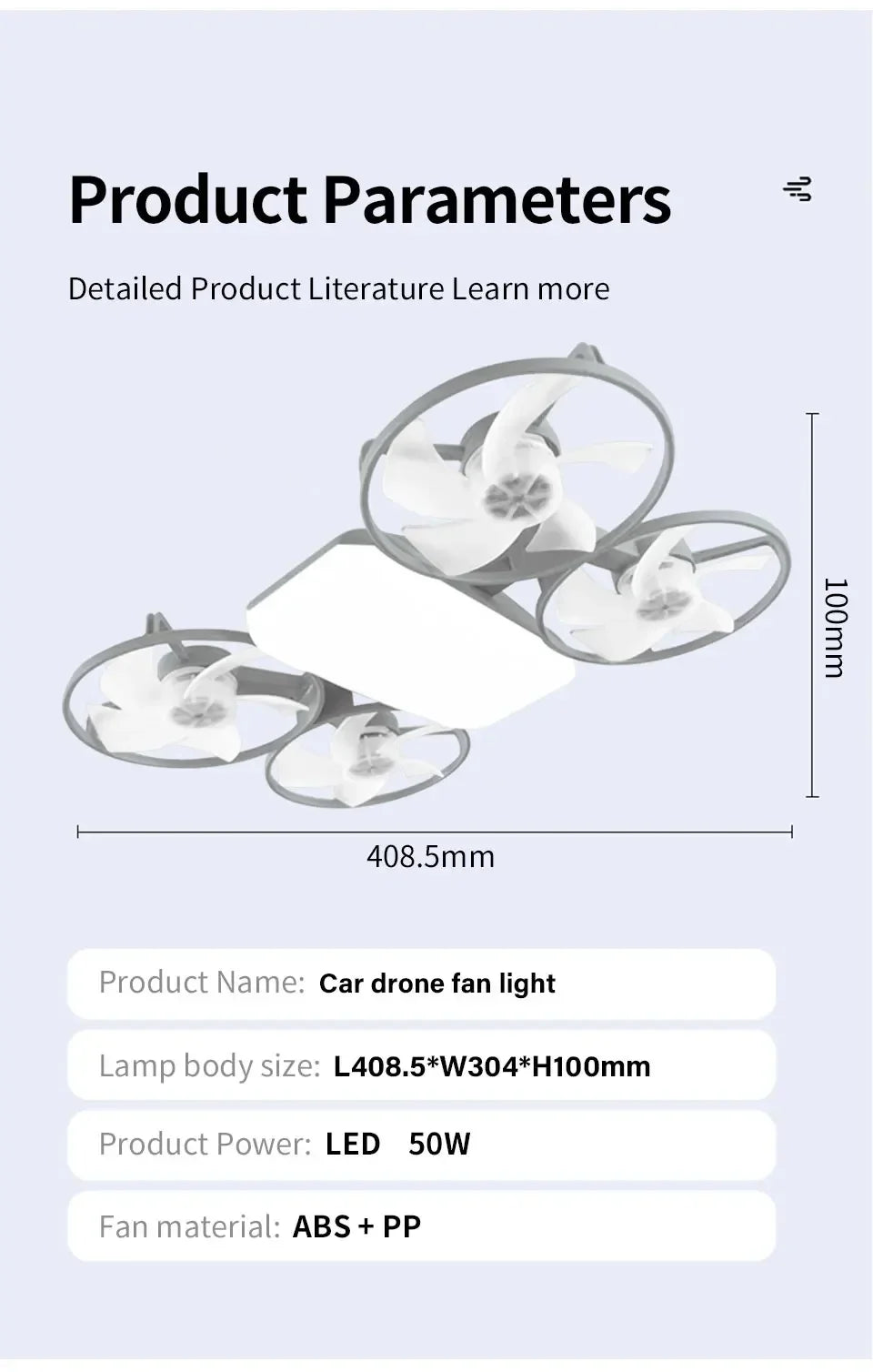 E27 Fan Light