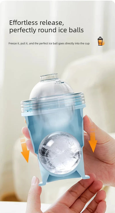 2-in-1 Ice Ball Water Bottle & Mold
