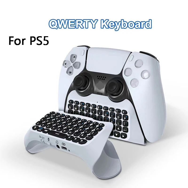 Wireless Bluetooth Keyboard for PS5 Controller