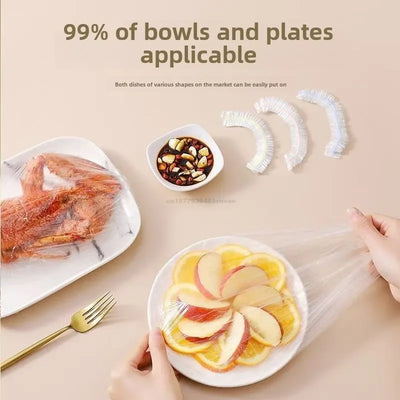 Reusable Elastic Food Storage Covers & Stretch Bowl Lids
