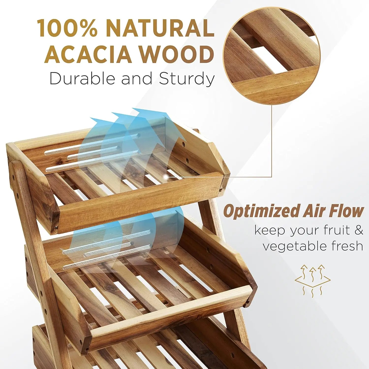 Fruit & Veggie Basket Stand