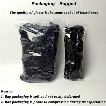 Black Nitrile Gloves