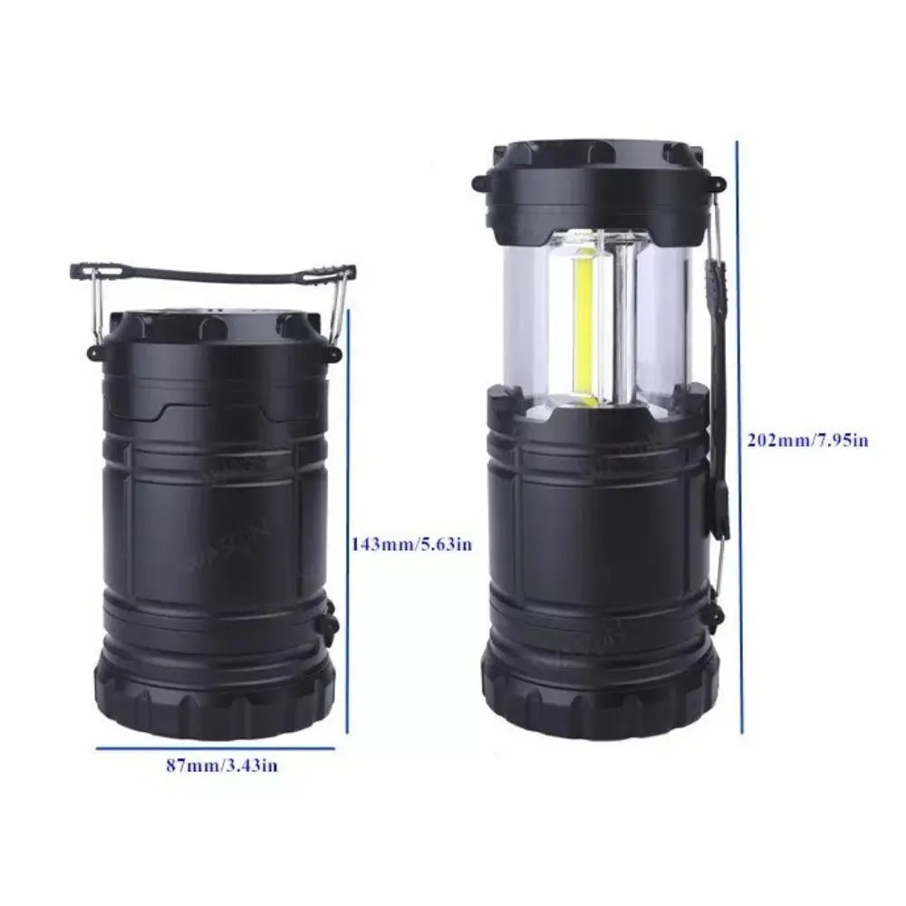 Solar & Battery Emergency Portable LED Camping Lantern