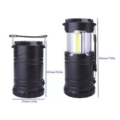Solar & Battery Emergency Portable LED Camping Lantern