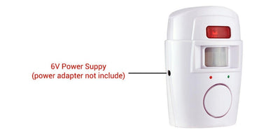 Wireless PIR Motion Sensor Alarm with 2 Remotes